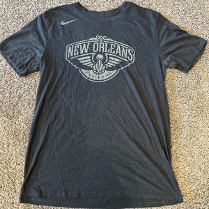 Grey New Orleans Pelicans Nike shirt